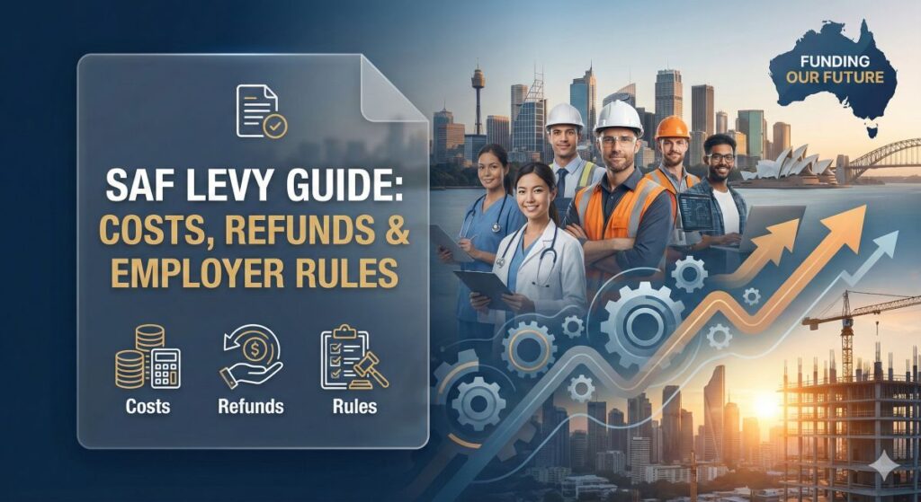 SAF levy guide with costs, refunds and rules