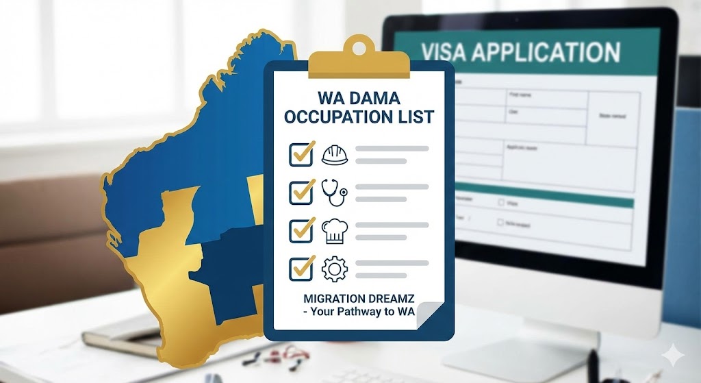 clip board with ticks on paper for wa dama occupation list