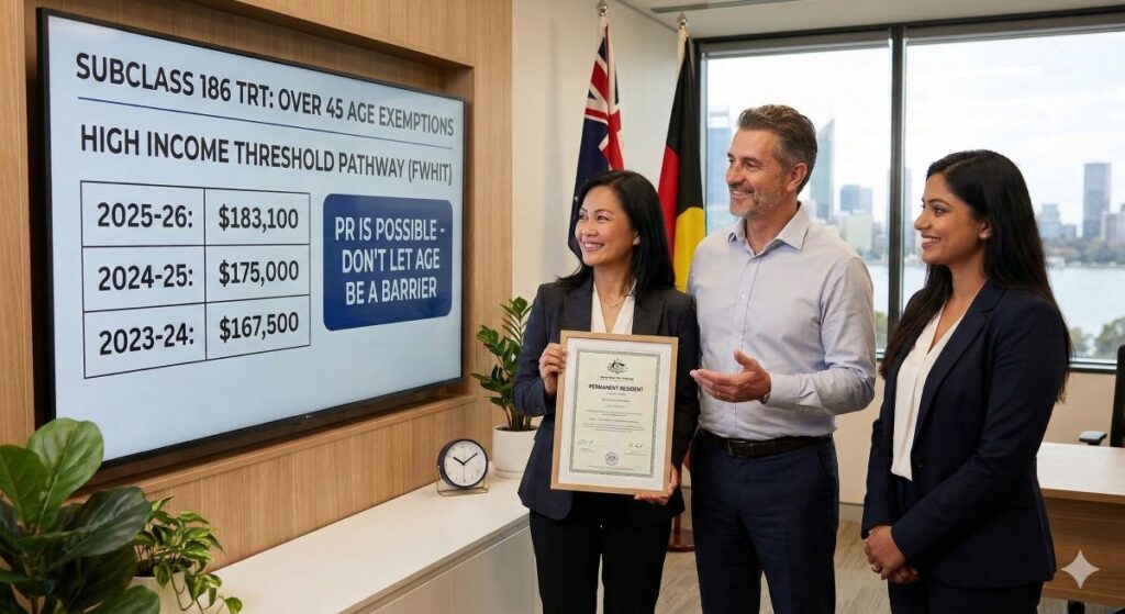 subclass 186 trt age exemptions categories explained